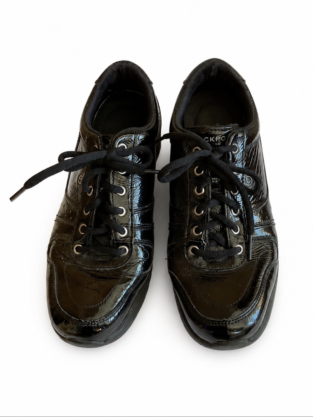 Rockport Rare Black Leather Sneakers Size 6
